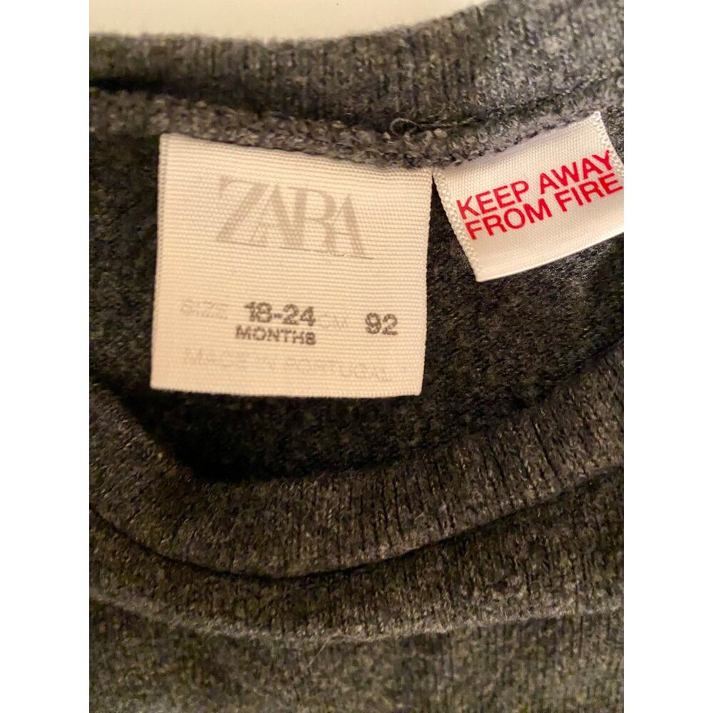 ZARA Bundle Black Sweater With Minnie Mouse Pants Size 18to24 Months - Picture 5 of 5